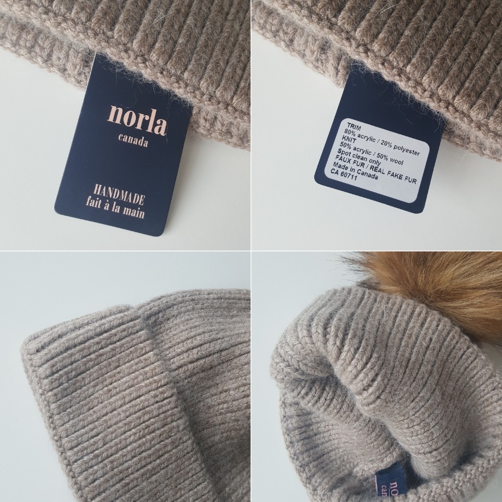 Norla Canada Ribbed Knit Beanie - Picture 7 of 9